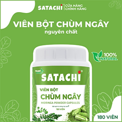 Vien Bột Chùm Ngây nguyê n ch ất SATACHI. Hộp 180 viên