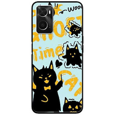 Ốp lưng cho Realme 9i - Realme 10 - C11 2021 - C65 4G - C67 - C20 - Poco X6 5G - Mèo Mun GHOST - Hàng Chính Hãng