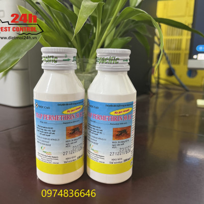 Combo 5 chai thuốc diệt muỗi Map permethrin 50EC 100ml 
