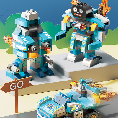 FEELO - 1183 - Lắp Ráp Xe đua biến hình  (182 Chi Tiết)