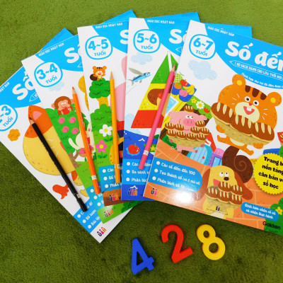 SÁCH THIẾU NHI CHO TRẺ 4-5 TUỔI_TOÁN HỌC_Số đếm (4~5 tuổi)