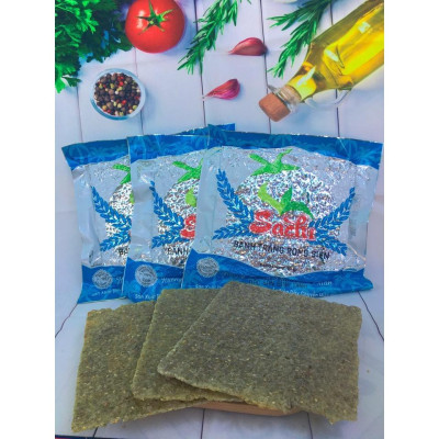 Thùng 25 Gói Loại 45Gram, Bánh Tráng Rong Biển Cao Cấp Nướng Sẵn Sachi