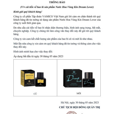 (che tên) Nước hoa vùng kín Mychi care Dream Love (nhẹ nhàng quyến rũ) Lưu hương 48 giờ