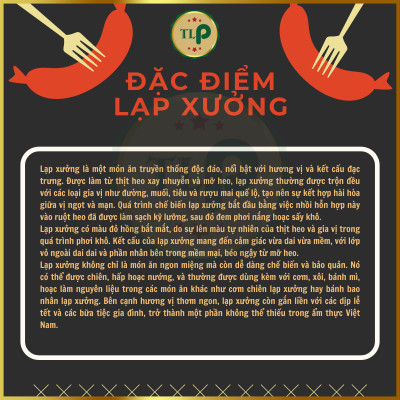 LẠP XƯỞNG HEO TÂN LỘC PHÁT COMBO 1KG - MỖI BỊCH 500G