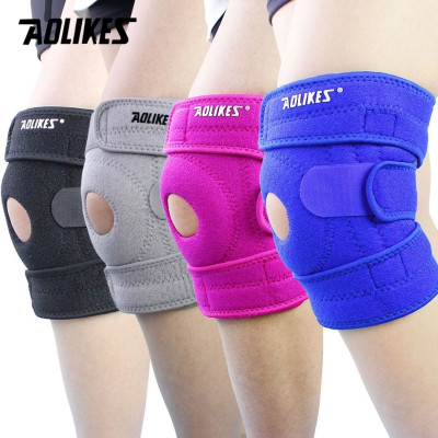 Đai quấn bảo vệ đầu gối thể thao AOLIKES A-7912 thoáng khí four spring sport knee support