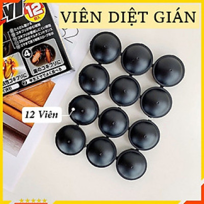 Viên Diệt Gián Nhật Bản, Hộp 12 Viên, Mùi Hương Nhẹ Nhàng, An Toàn Hiệu Quả