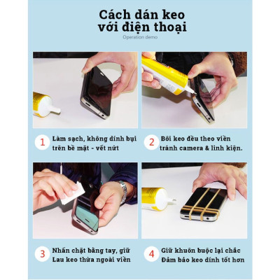 25ml Keo Acrylic E8000 / T8000 Dán Kính Điện Thoại, Dán Giày, Dán Nhựa, Kim Loại, Gỗ, Đá, Thủy Tinh, Da