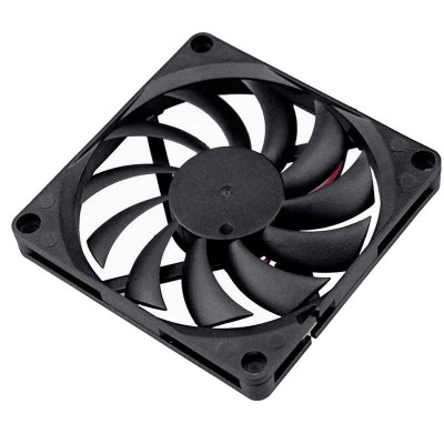 【 Ready stock 】1Pcs Gdstime DC 24V 80mm 80x80x10mm Dual Ball Computer Case Axial Brushless Cooling Fan 8cm 80mmx10mm PC CPU Radiator Cooler Fan