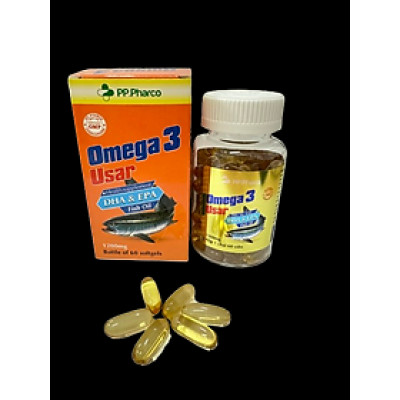 Viên dầu cá OMEGA 3 USAR Chai 100 viên