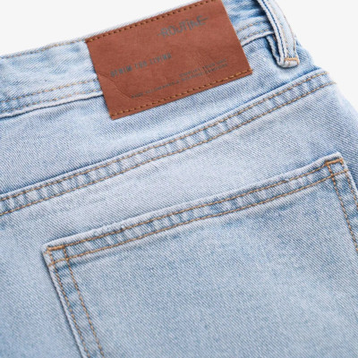 Quần short jean nam màu Xanh nhạt Form Straight - RT 10S25DPS001 | ROUTINE CÀ MAU