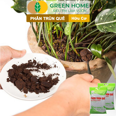 Phân Trùn Quế Greenhome, Lavamix, Bao 2kg, Nguyên Chất, Bổ Sung Dinh Dưỡng, Cải Tạo Đất, Hữu Cơ Tiện Lợi, Bón Rau, Hoa