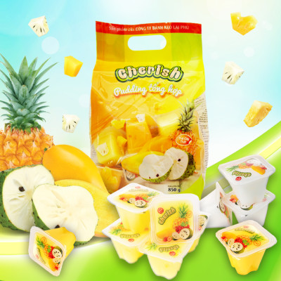 Thạch Pudding Cherish Vị Tổng Hợp 850.5G
