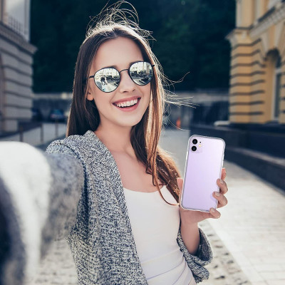 Ốp lưng chống sốc trong suốt cho iPhone 11 Pro Max (6.7 inch) hiệu Memumi Glitter siêu mỏng 1.5mm độ trong tuyệt đối, chống trầy xước, chống ố vàng, tản nhiệt tốt - hàng nhập khẩu
