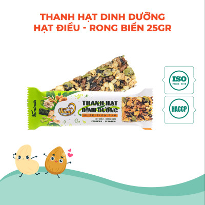 Thanh Hạt Dinh Dưỡng Vị Hạt Điều & Yến Mạch Faminuts - Thanh Ngũ Cốc Ăn Kiêng Giảm Cân