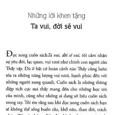 Ta Vui Đời Sẽ Vui
