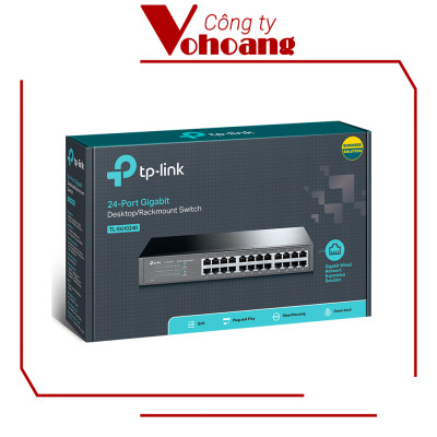 TP-Link  TL-SG1024D - Thiết bị chia tín hiệu dòng JetStream - Hàng Chính Hãng