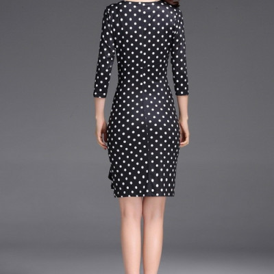 ĐẦM TAY LỞ CHẤM BI DÚN EO