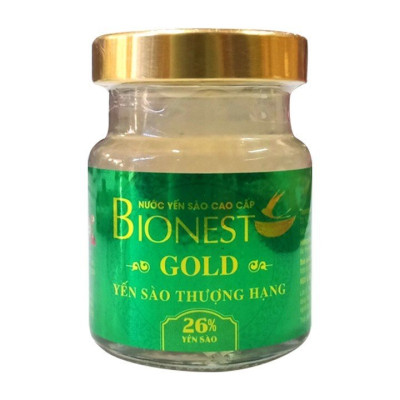 Bộ 10 Yến sào Bionest Gold cao cấp 26%
