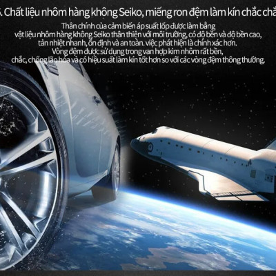 Cảm biến áp suất lốp van ngoài sử dụng năng lượng mặt trời