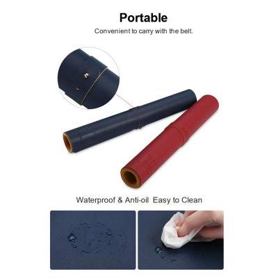 Tấm bảo vệ da PU BUBM Tấm lót chuột Tấm lót bàn viết Tấm lót chống thấm nước Chống thấm dầu cho Văn phòng và Gia đình 