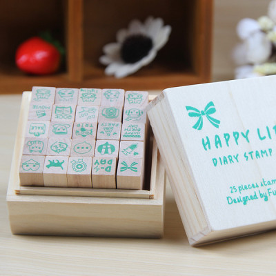 Bộ con dấu Happy Life