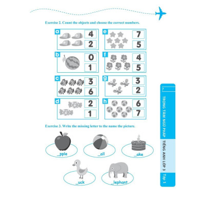 Sách - Global Success - Trọng Tâm Ngữ Pháp Tiếng Anh Lớp 3 - Có Đáp Án - Tập 1 - Minh Thắng