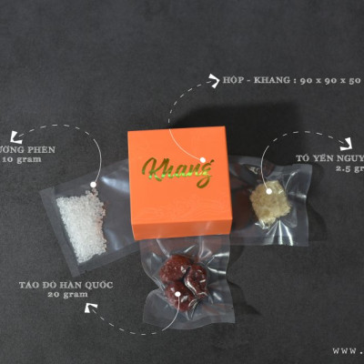 Yến sào Nàng Yến | Set quà cao cấp Hy Vọng - An (Gồm tổ yến và nguyên liệu chọn lọc đi kèm) | Quà tặng chăm sóc sức khóe Sang trọng và tiện lợi