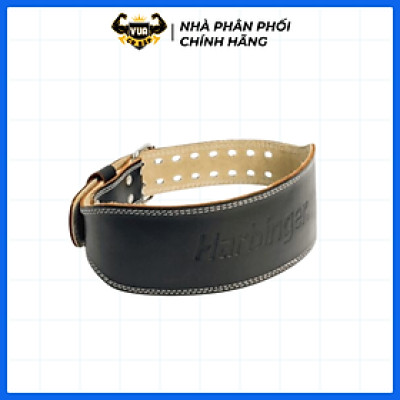 Đai Lưng Tập Gym Harbinger Padded Leather Belt – Màu Da Đen