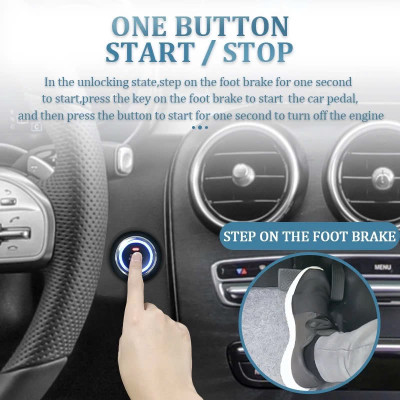 Bộ  Start/Stop Khởi Động ÔTo Từ Xa Bằng Nút Bấm – Nút Đề Nổ 1 Chạm Thông Minh Smart System Cao Cấp, ĐÈN TRANG TRÍ , ĐỒNG HỒ TREO TƯỜNG