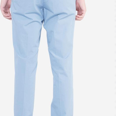 Quần kaki nam ALIGRO trơn màu xanh da trời, ôm vừa, tôn dáng, thoải mái ALGK028