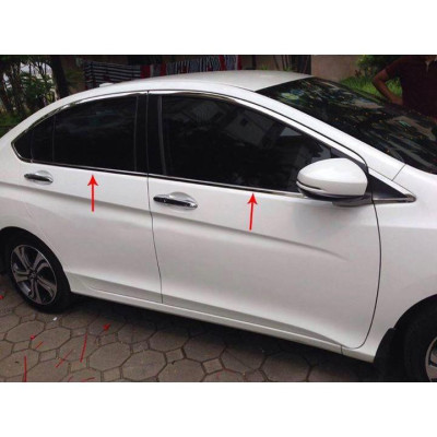Bộ ốp, nẹp viền cong kính Honda City 2015-2020