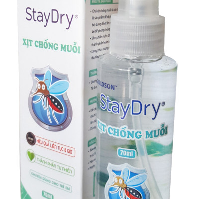Xịt chống muỗi Staydry 70ml