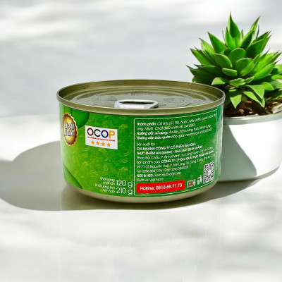 Đặc sản An Giang -CÁ LINH KHO MÍA đóng hộp 210g ANTESCO - Ocop 4 Sao