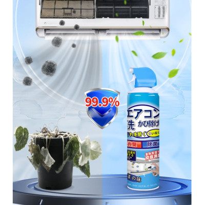 Chai xịt vệ sinh máy lạnh, máy điều hòa 520ml vệ sinh điều hòa, khử khuẩn - Hàng nhập khẩu