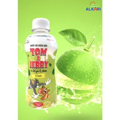 ￼Nước điện giải vị chanh Tom & Jerry ( thùng 24 chai * 250ml) - Date 08.24