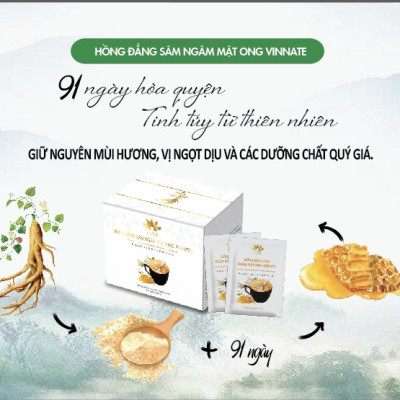 Hồng Đẳng Sâm Ngâm Mật Ong Vinnate