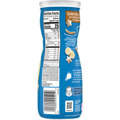 Thực Phẩm Bổ Sung Bánh Ăn Dặm Gerber Puffs vị Chuối 42g dành cho trẻ trên 8 tháng tuổi