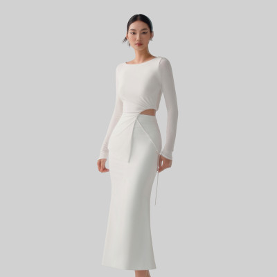 Chân váy đuôi cá TAYLOR thiết kế cao cấp WHITE CHIC