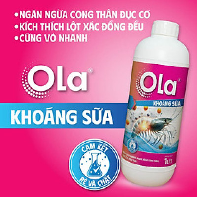 OLA KHOÁNG SỮA: Hấp thu nhanh, ngăn ngừa cong thân đục cơ hiệu quả