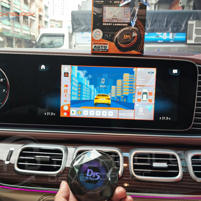 HTD Bộ Chuyển Đổi Màn Hình Android D15 Ultra dành cho ô tô thế hệ mới nhất (Tặng kèm Bơm Điện Mini P23, VM Live Plus 2 năm)