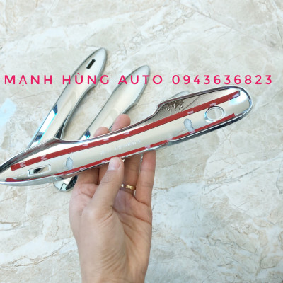 Ốp tay nắm, hõm cửa xe Toyota Corolla Cross 2020 mạ crom