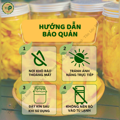 MÍT THÁI SẤY GIÒN NGUYÊN CÁNH SẤY GIÒN NGON NGỌT TÂN LỘC PHÁT BỊCH 200G