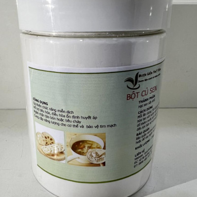 Tinh Bột Củ Sen 100% Nguyên Chất - Cung cấp đầy đủ dưỡng chất cho cơ thể ( Hủ 500gr)