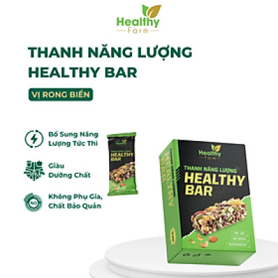Thanh Năng Lượng Healthy Bar - Vị Rong Biển - 12bar