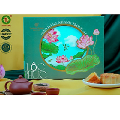 Hộp Bánh Trung Thu Lộc Phúc 6 Bánh(100g) Thành Long - Việt Nam