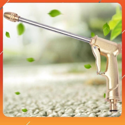 ️Evoucher Bộ dây vòi xịt nước rửa xe, tưới cây , tăng áp 3 lần, loại 7m, 10m 206701-3 đầu đồng,cút,+  túi đựng bút