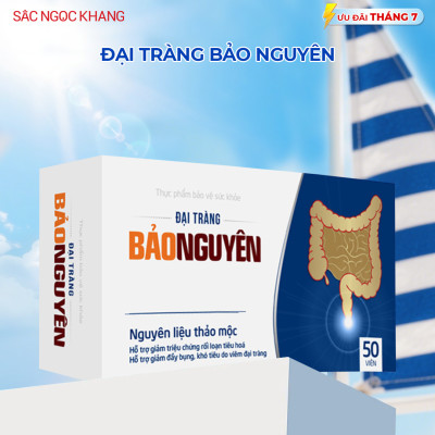 Thực phẩm bảo vệ sức khỏe Viên uống Đại tràng Bảo Nguyên 50 viên