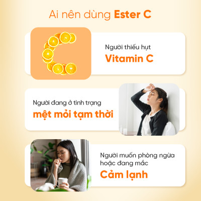 SUPER ESTER C - Viên nén Vitamin C thế hệ mới - Sản phẩm nhập khẩu từ Indonesia (12 vỉ x 4 viên nén/ hộp)