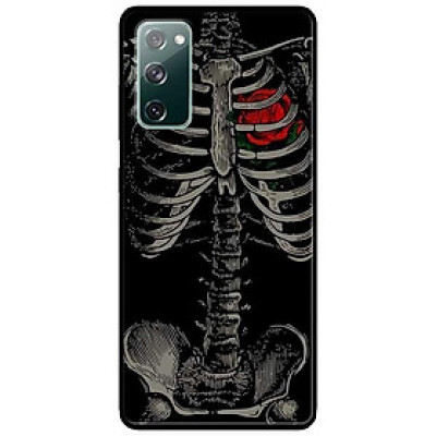 Ốp lưng dành cho Samsung A90 - Samsung S20 FE mẫu Hoa Hồng Đỏ Xương