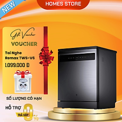 Máy Rửa Chén Bát Xiaomi Mijia S1 15 Bộ – Khử Trùng 99,9% Cảm Biến Thông Minh Tiêu Thụ Nước Ít Hơn 85% Rửa Tay, Kết Nối App Xiaomi - Hàng Nhập Khẩu